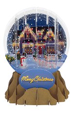 Holiday House<br>2021 Pop-Up Snow Globe Card